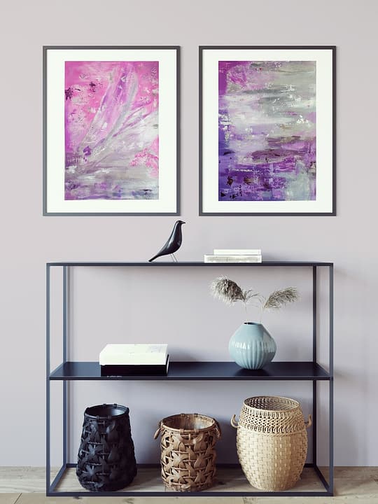 Eternal duo acrylic abstract painting